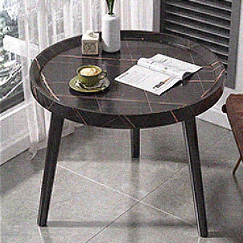 Tavolo da gamba a 4 gambe ovale/rotonda in legno ovale/rotonda tavolino laterale