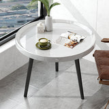 Tavolo da gamba a 4 gambe ovale/rotonda in legno ovale/rotonda tavolino laterale