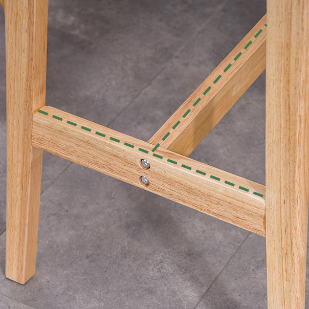 Tavolo da bar casual in stile industriale marrone chiaro, in legno di quercia, per negozio di tè al latte