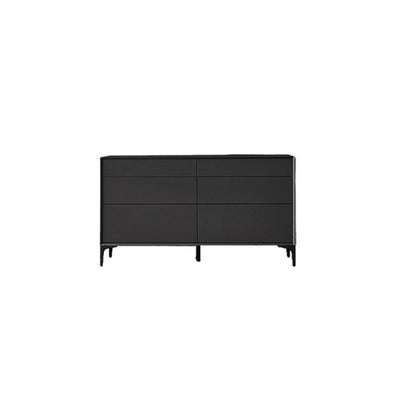 Black Buffet Sideboard Sintered Stone Top Server with Door and Drawer 39"L x 13"W x 31"H Wood Door Not Included Clearhalo 'buffet_sideboard' 'Buffets & Sideboards' 'furn' 'furn_buffet_sideboard' 'Furniture' 'Kitchen & Dining Furniture' 5603269