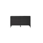 Black Buffet Sideboard Sintered Stone Top Server with Door and Drawer 39"L x 13"W x 31"H Stone Door Not Included Clearhalo 'buffet_sideboard' 'Buffets & Sideboards' 'furn' 'furn_buffet_sideboard' 'Furniture' 'Kitchen & Dining Furniture' 5603275