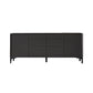 Black Buffet Sideboard Sintered Stone Top Server with Door and Drawer 63"L x 16"W x 31"H Wood 2 Clearhalo 'buffet_sideboard' 'Buffets & Sideboards' 'furn' 'furn_buffet_sideboard' 'Furniture' 'Kitchen & Dining Furniture' 5603279