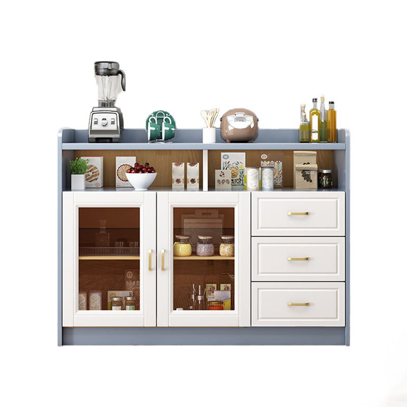 Sideboard di gomma in gomma contemporanea per la sala da pranzo