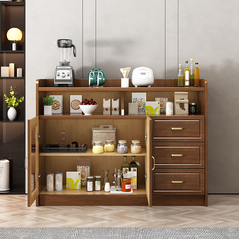 Sideboard di gomma in gomma contemporanea per la sala da pranzo