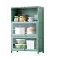 Green Contemporary Side Board Engineered Wood Sideboard for Dining Room