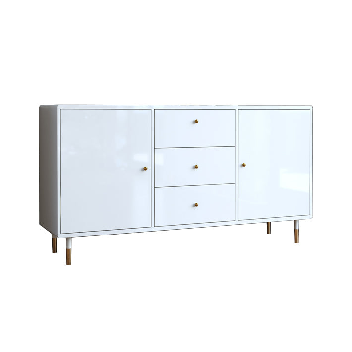 Artificial Wood Kitchen Sideboard Cabinet Glam Buffet Server Cabinet with Storage Clearhalo 'buffet_sideboard' 'Buffets & Sideboards' 'furn' 'furn_buffet_sideboard' 'Furniture' 'Kitchen & Dining Furniture' 5603577