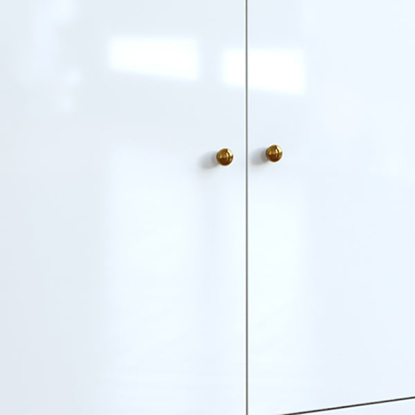 Artificial Wood Kitchen Sideboard Cabinet Glam Buffet Server Cabinet with Storage Clearhalo 'buffet_sideboard' 'Buffets & Sideboards' 'furn' 'furn_buffet_sideboard' 'Furniture' 'Kitchen & Dining Furniture' 5603580