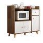 Modern 33" Height Cupboard Artificial Wood Frame Kitchen Sideboard for Dining Room 35"L x 12"W x 33"H Dark Brown Clearhalo 'buffet_sideboard' 'Buffets & Sideboards' 'furn' 'furn_buffet_sideboard' 'Furniture' 'Kitchen & Dining Furniture' 5603613