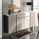 Gabinetto della sideboard del salotto in legno Glam Glam Buffet Server con archiviazione e cassetto