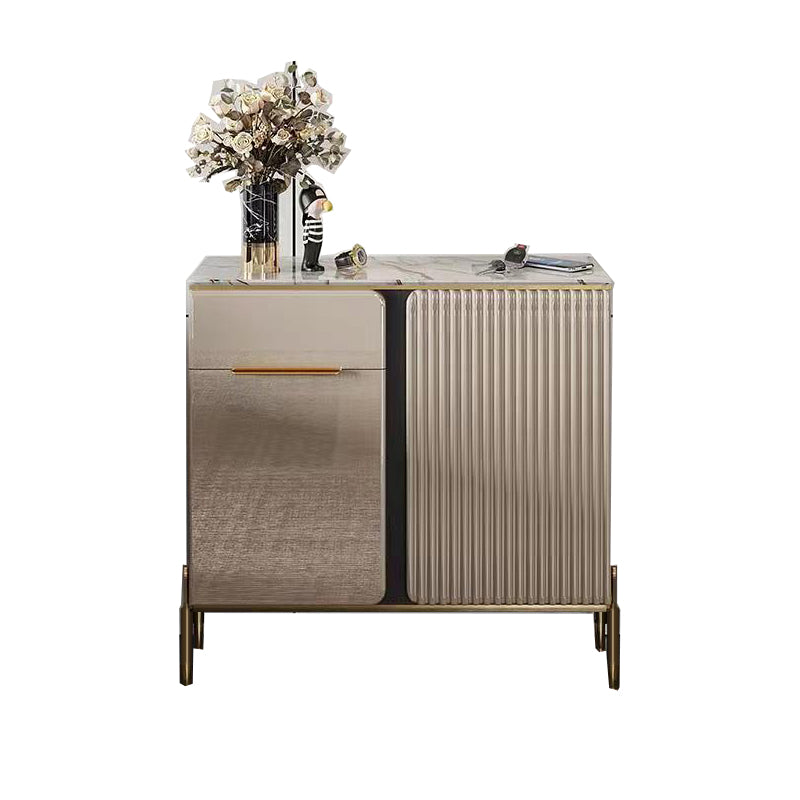 Gabinetto della sideboard del salotto in legno Glam Glam Buffet Server con archiviazione e cassetto