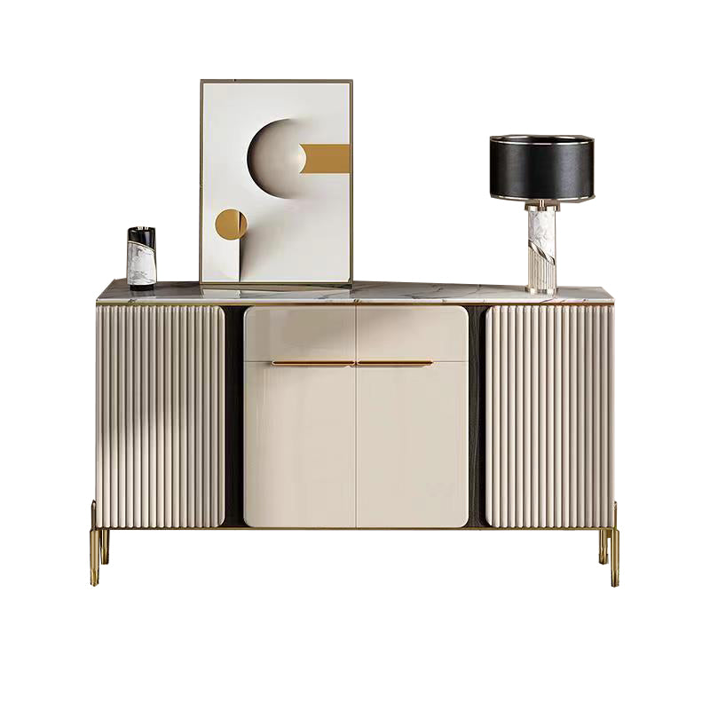 Gabinetto della sideboard del salotto in legno Glam Glam Buffet Server con archiviazione e cassetto