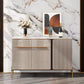Gabinetto della sideboard del salotto in legno Glam Glam Buffet Server con archiviazione e cassetto