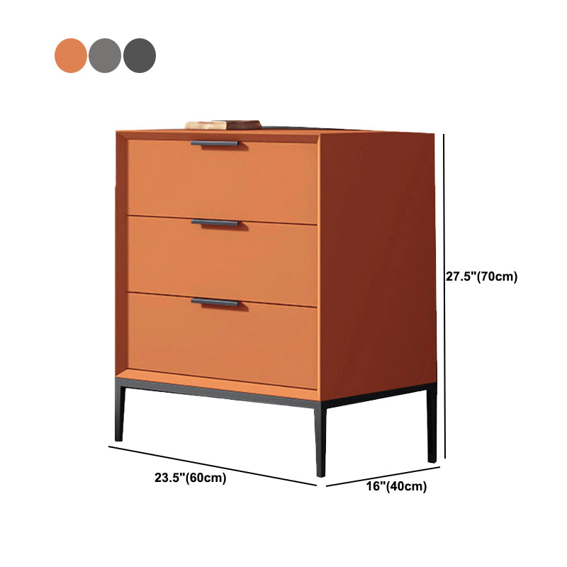 Contemporary Rectangle Accent Chest With3/4 Drawers and Straight Legs Clearhalo 'Cabinets & Chests' 'cabinets_chests' 'furn' 'furn_cabinets_chests' 'Furniture' 'Living Room Furniture' 5603806