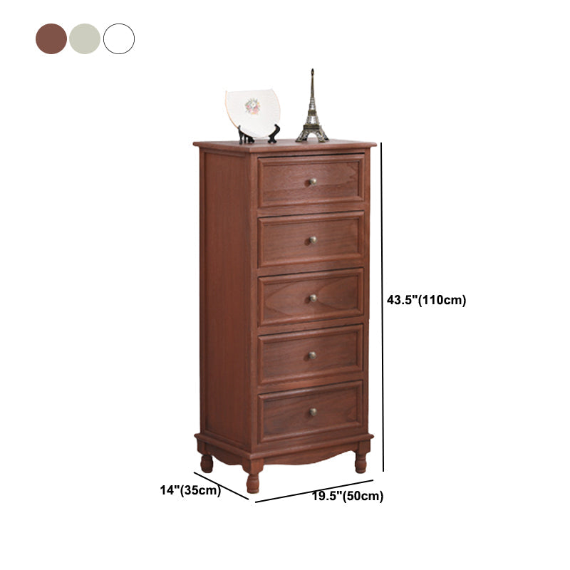 Contemporary Rectangle Accent Chest with Drawers 13.77" Wide Wood Chest Clearhalo 'Cabinets & Chests' 'cabinets_chests' 'furn' 'furn_cabinets_chests' 'Furniture' 'Living Room Furniture' 5603880