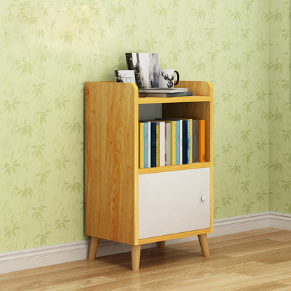 Armoire d'accent rectangle résistant aux rayures 9.84 "Armoire en bois contemporaine de large