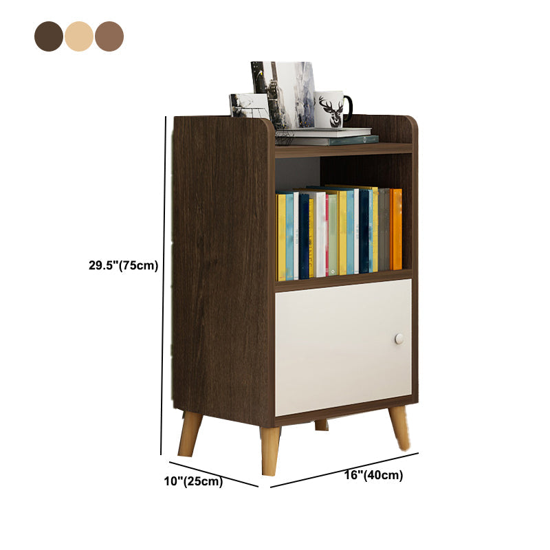 Scratch Resistant Rectangle Accent Cabinet 9.84" Wide Contemporary Wooden Cabinet Clearhalo 'Cabinets & Chests' 'cabinets_chests' 'furn' 'furn_cabinets_chests' 'Furniture' 'Living Room Furniture' 5603935