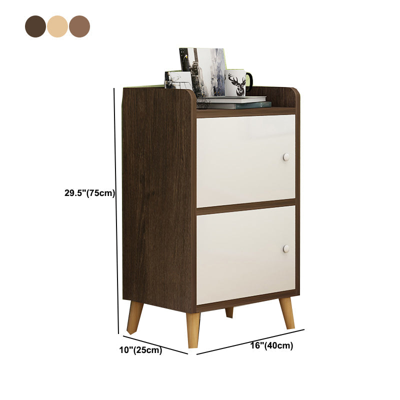 Scratch Resistant Rectangle Accent Cabinet 9.84" Wide Contemporary Wooden Cabinet Clearhalo 'Cabinets & Chests' 'cabinets_chests' 'furn' 'furn_cabinets_chests' 'Furniture' 'Living Room Furniture' 5603936