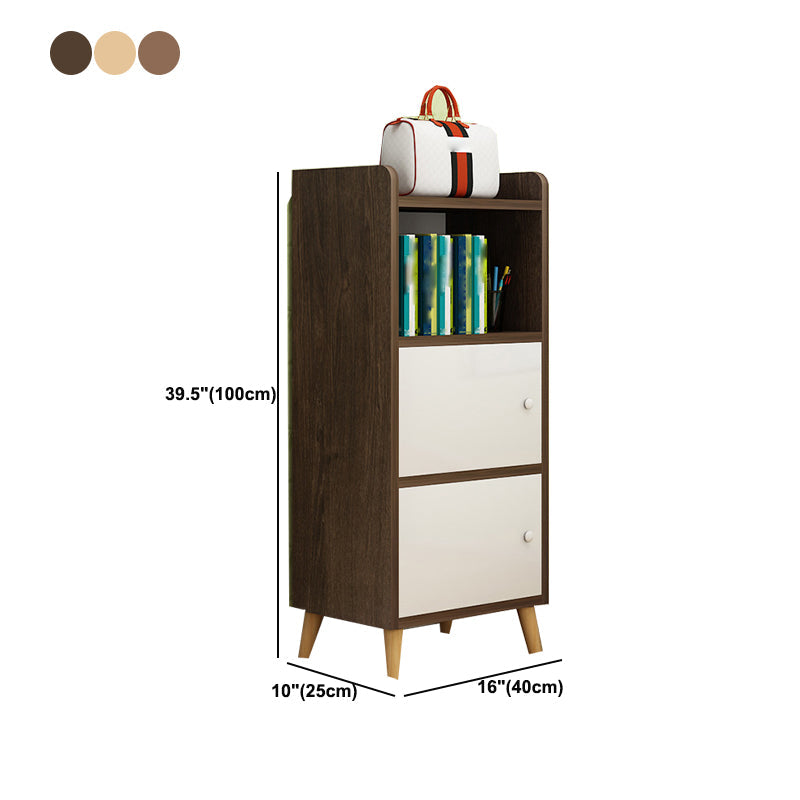 Scratch Resistant Rectangle Accent Cabinet 9.84" Wide Contemporary Wooden Cabinet Clearhalo 'Cabinets & Chests' 'cabinets_chests' 'furn' 'furn_cabinets_chests' 'Furniture' 'Living Room Furniture' 5603937