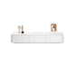 3 / 4 Drawers Modern TV Console 16" D Closed Storage Wooden TV Stand 79"L x 16"W x 16.5"H White Clearhalo 'furn' 'furn_tv_stands_entertainment_centers' 'Furniture' 'Living Room Furniture' 'TV Stands & Entertainment Centers' 'TV Stands & Media Storage Furniture' 'tv_stands_entertainment_centers' 5604004