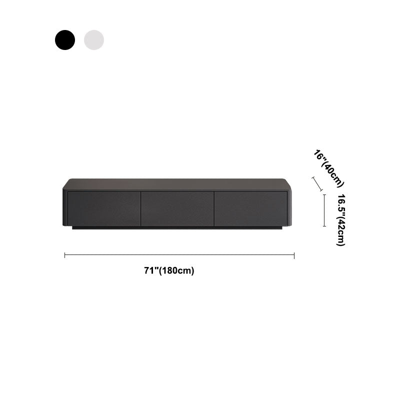 3 / 4 Drawers Modern TV Console 16" D Closed Storage Wooden TV Stand Clearhalo 'furn' 'furn_tv_stands_entertainment_centers' 'Furniture' 'Living Room Furniture' 'TV Stands & Entertainment Centers' 'TV Stands & Media Storage Furniture' 'tv_stands_entertainment_centers' 5604027