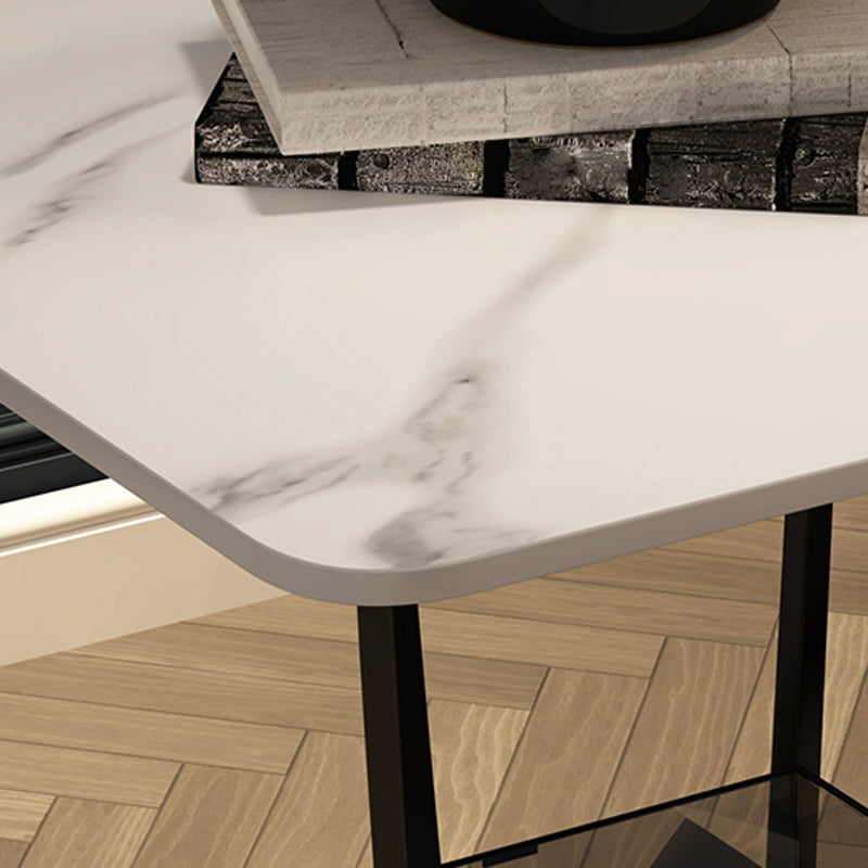 19,6 "tavolo da parte superiore in ardeggio quadrata moderna alta