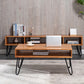 13,78 "W TV Stand Scandinavo Open Storage TV Console per soggiorno