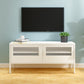 Modern Style Metal TV Stand Enclosed Storage TV Console,46.46"L x 15.74"W x 23.62"H Clearhalo 'furn' 'furn_tv_stands_entertainment_centers' 'Furniture' 'Living Room Furniture' 'TV Stands & Entertainment Centers' 'TV Stands & Media Storage Furniture' 'tv_stands_entertainment_centers' 5604205