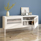 Modern Style Metal TV Stand Enclosed Storage TV Console,46.46"L x 15.74"W x 23.62"H Clearhalo 'furn' 'furn_tv_stands_entertainment_centers' 'Furniture' 'Living Room Furniture' 'TV Stands & Entertainment Centers' 'TV Stands & Media Storage Furniture' 'tv_stands_entertainment_centers' 5604206