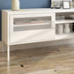 Modern Style Metal TV Stand Enclosed Storage TV Console,46.46"L x 15.74"W x 23.62"H Clearhalo 'furn' 'furn_tv_stands_entertainment_centers' 'Furniture' 'Living Room Furniture' 'TV Stands & Entertainment Centers' 'TV Stands & Media Storage Furniture' 'tv_stands_entertainment_centers' 5604211