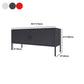 Modern Style Metal TV Stand Enclosed Storage TV Console,46.46"L x 15.74"W x 23.62"H Clearhalo 'furn' 'furn_tv_stands_entertainment_centers' 'Furniture' 'Living Room Furniture' 'TV Stands & Entertainment Centers' 'TV Stands & Media Storage Furniture' 'tv_stands_entertainment_centers' 5604215