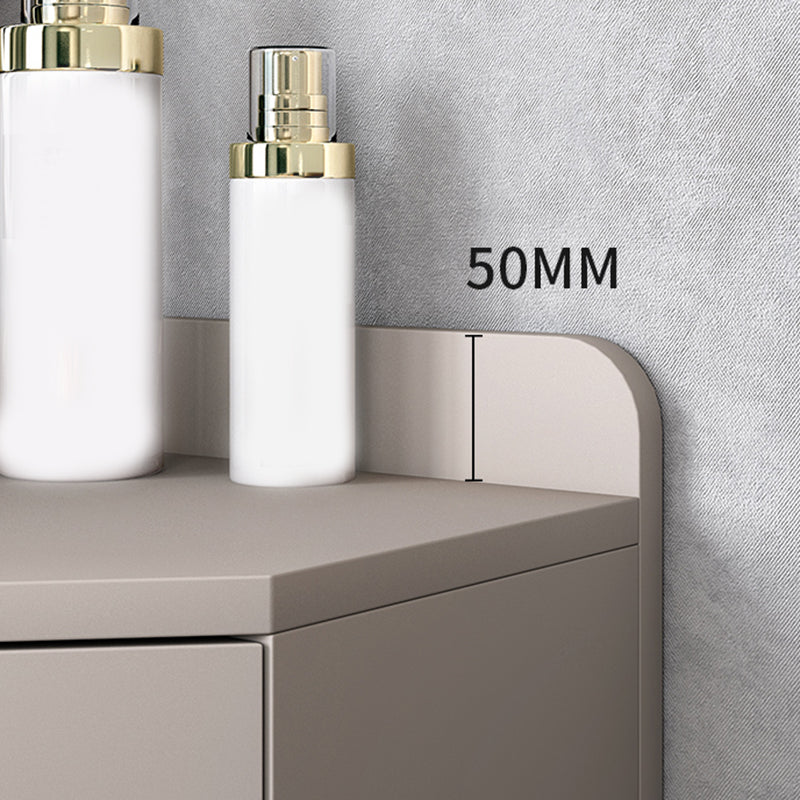 33.4" Wide Vanity Set with Stool Engineered Wood and Metal Dressing Table