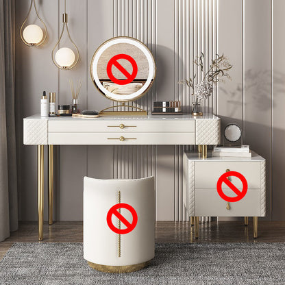 Vanité luxueuse avec tiroirs de rangement