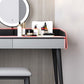 Vanity in legno ingegnerizzato contemporaneo 37,8 "H Vanity set con sgabello