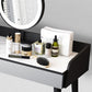 Vanity in legno ingegnerizzato contemporaneo 37,8 "H Vanity set con sgabello
