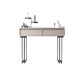 White/Grey Vanity Wood Makeup Dressing Table Stone Top Dresser