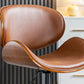 Modern Swivel Footrest Bar Stool Metal Backrest Indoor Counter Stool with Wood Seat Clearhalo 'Bar Furniture' 'Bar Stools' 'bar_stools' 'furn' 'furn_bar_stools' 'Furniture' 'Kitchen & Dining Furniture' 5604796