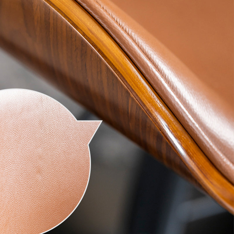 Modern Swivel Footrest Bar Stool Metal Backrest Indoor Counter Stool with Wood Seat Clearhalo 'Bar Furniture' 'Bar Stools' 'bar_stools' 'furn' 'furn_bar_stools' 'Furniture' 'Kitchen & Dining Furniture' 5604797