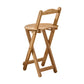 Nordic Style Armless Wood Barstools Folding Counter Stools for Living Room Short Stool(18"H) Clearhalo 'Bar Furniture' 'Bar Stools' 'bar_stools' 'furn' 'furn_bar_stools' 'Furniture' 'Kitchen & Dining Furniture' 5604847
