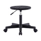 Modern Adjustable Rotatable Counter Stool Steel Laboratory Bar Stool with Leather Cushion Gloss Black Clearhalo 'Bar Furniture' 'Bar Stools' 'bar_stools' 'furn' 'furn_bar_stools' 'Furniture' 'Kitchen & Dining Furniture' 5604945