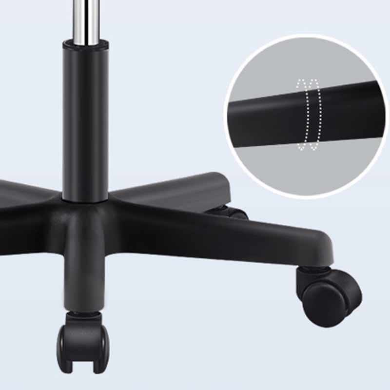 Modern Adjustable Rotatable Counter Stool Steel Laboratory Bar Stool with Leather Cushion Clearhalo 'Bar Furniture' 'Bar Stools' 'bar_stools' 'furn' 'furn_bar_stools' 'Furniture' 'Kitchen & Dining Furniture' 5604950