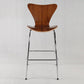 Modern Armless Backrest Bar Stool Wood Kitchen Bar Stool with 4 Metal Legs Clearhalo 'Bar Furniture' 'Bar Stools' 'bar_stools' 'furn' 'furn_bar_stools' 'Furniture' 'Kitchen & Dining Furniture' 5604973