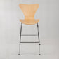 Modern Armless Backrest Bar Stool Wood Kitchen Bar Stool with 4 Metal Legs Clearhalo 'Bar Furniture' 'Bar Stools' 'bar_stools' 'furn' 'furn_bar_stools' 'Furniture' 'Kitchen & Dining Furniture' 5604977