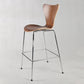Modern Armless Backrest Bar Stool Wood Kitchen Bar Stool with 4 Metal Legs Clearhalo 'Bar Furniture' 'Bar Stools' 'bar_stools' 'furn' 'furn_bar_stools' 'Furniture' 'Kitchen & Dining Furniture' 5604983