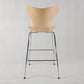 Modern Armless Backrest Bar Stool Wood Kitchen Bar Stool with 4 Metal Legs Clearhalo 'Bar Furniture' 'Bar Stools' 'bar_stools' 'furn' 'furn_bar_stools' 'Furniture' 'Kitchen & Dining Furniture' 5604986