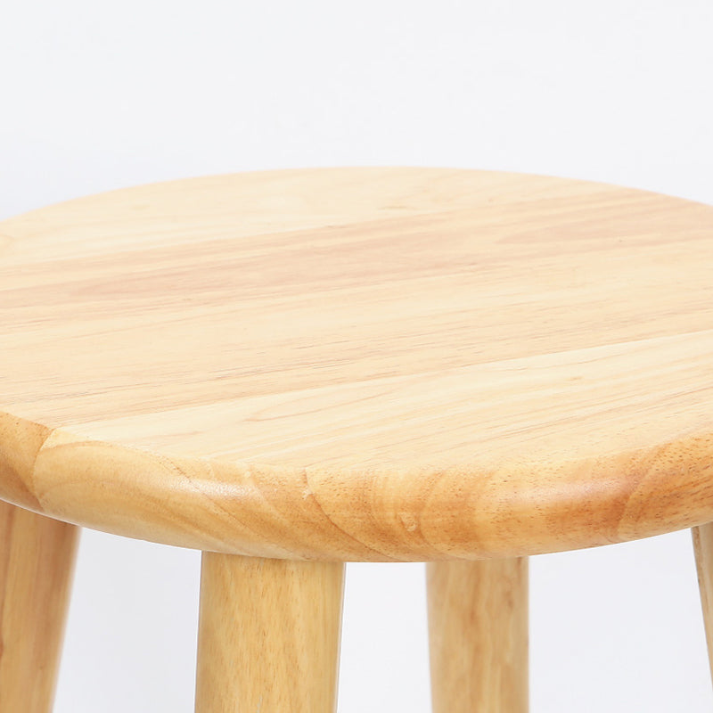 Taburete de barra redonda contemporánea taburete de bar sin respaldo con reposapiés