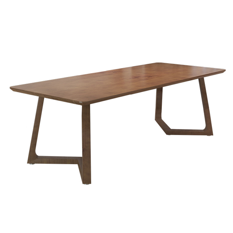 Modern Style Home Office Desk Rectangle Brown Solid Wood Writing Desk Clearhalo 'furn' 'furn_office_desk' 'Furniture' 'Office Desks' 'Office Furniture' 'office_desk' 5608468