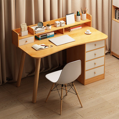 MODERNA Freeform Desk Office Home Desa di scrittura in legno artificiale con cassetto