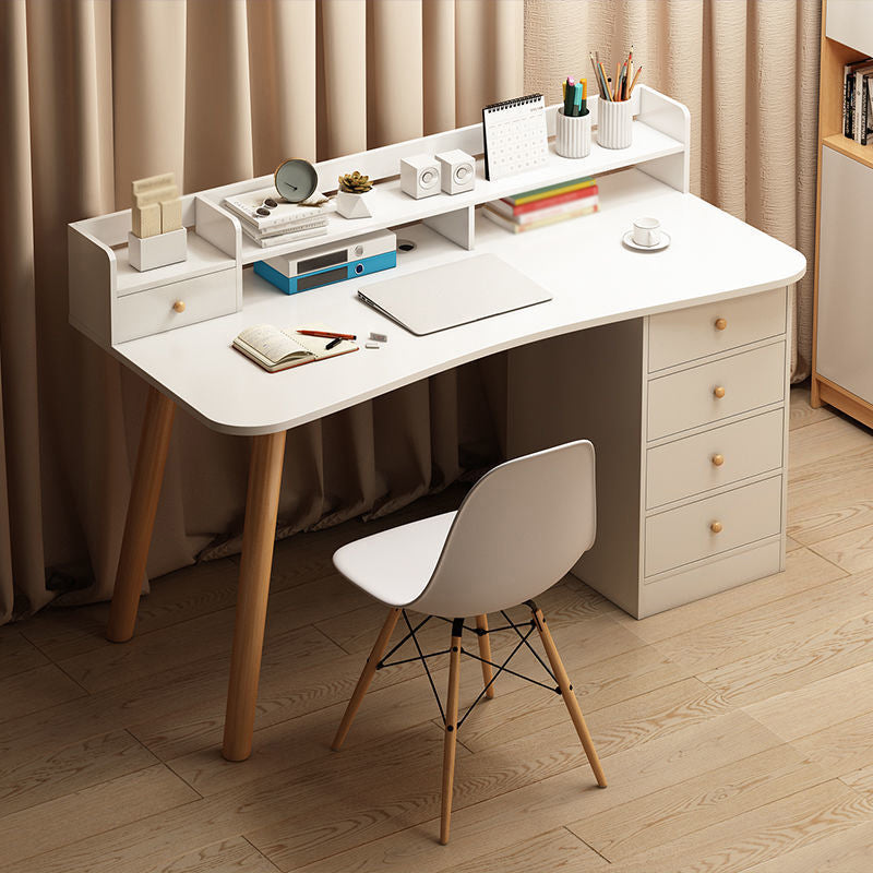 MODERNA Freeform Desk Office Home Desa di scrittura in legno artificiale con cassetto