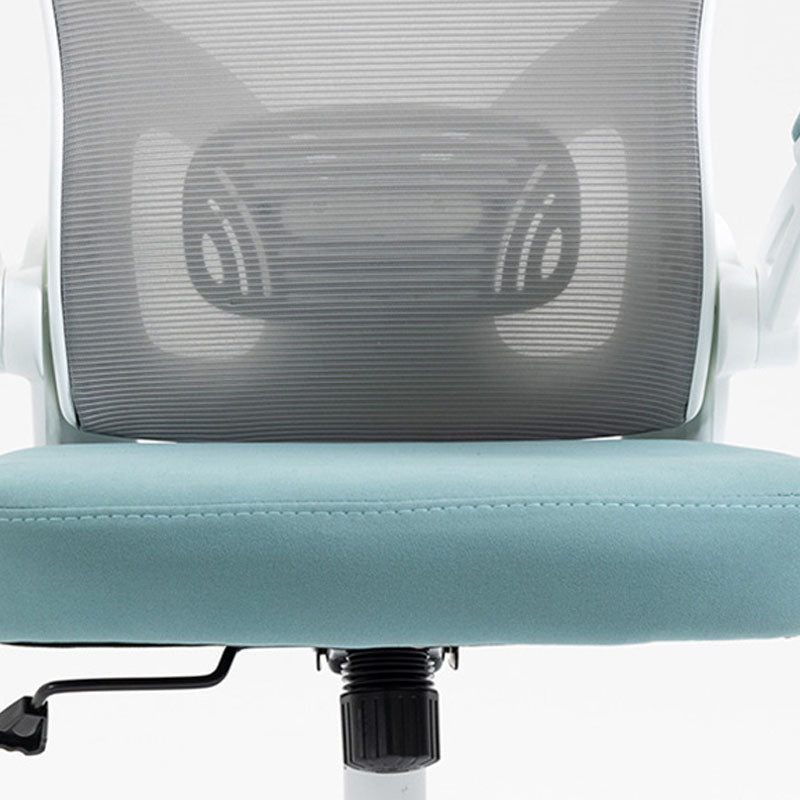 High / Mid Back Bureau stoel Gray Mesh Desk -stoel met wielen