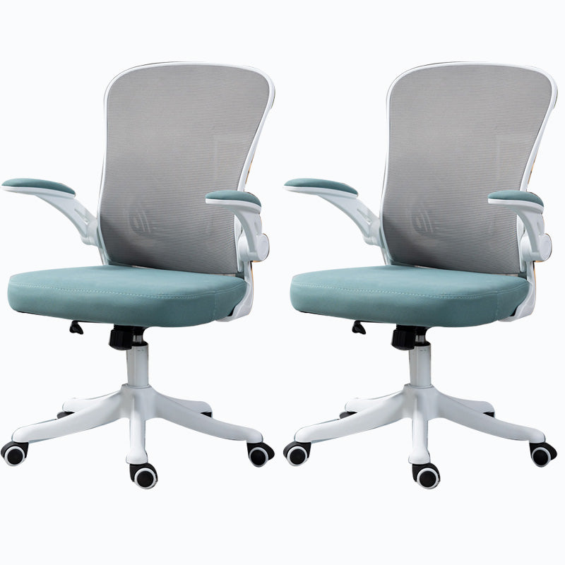 High / Mid Back Bureau stoel Gray Mesh Desk -stoel met wielen